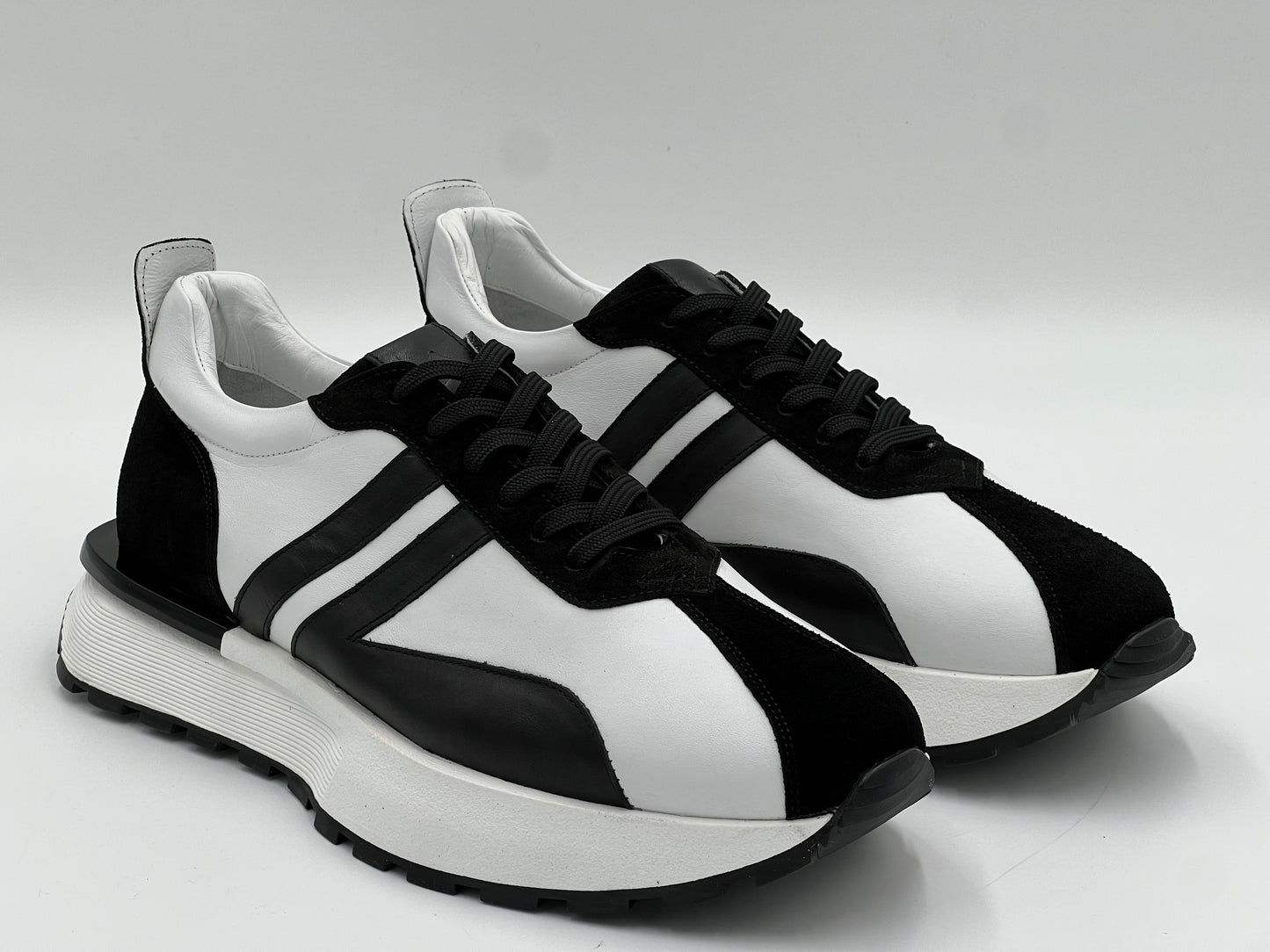 MONO White Leather Casual Shoes