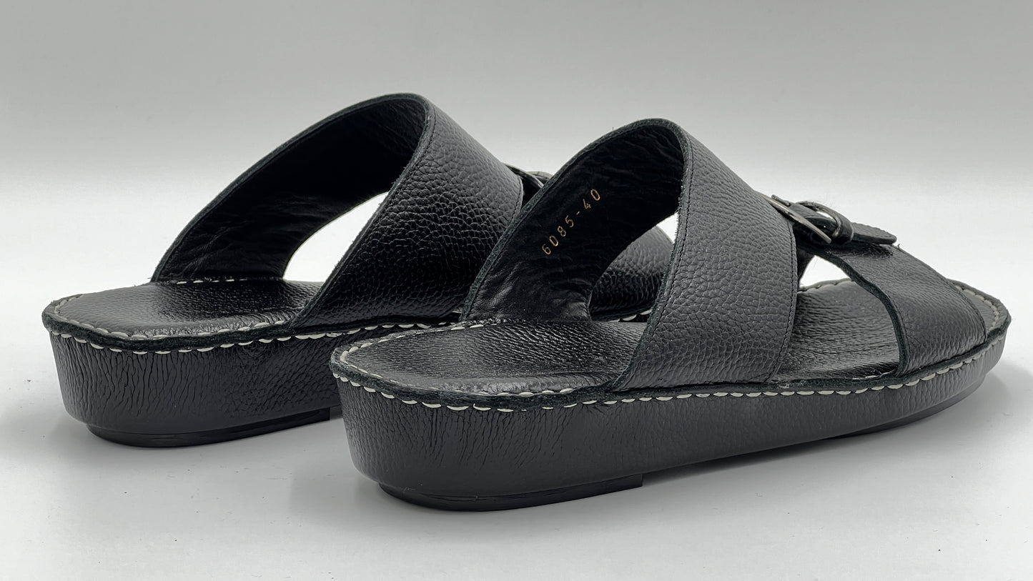 SAND HandKnitting Soft Leather Slipper