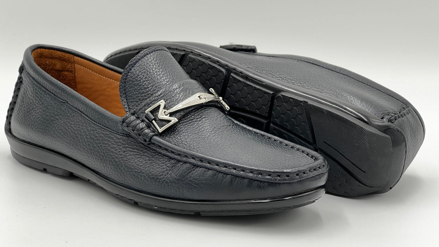 MOVO Moccasin Leather Shoes - Alvarenzo shoes