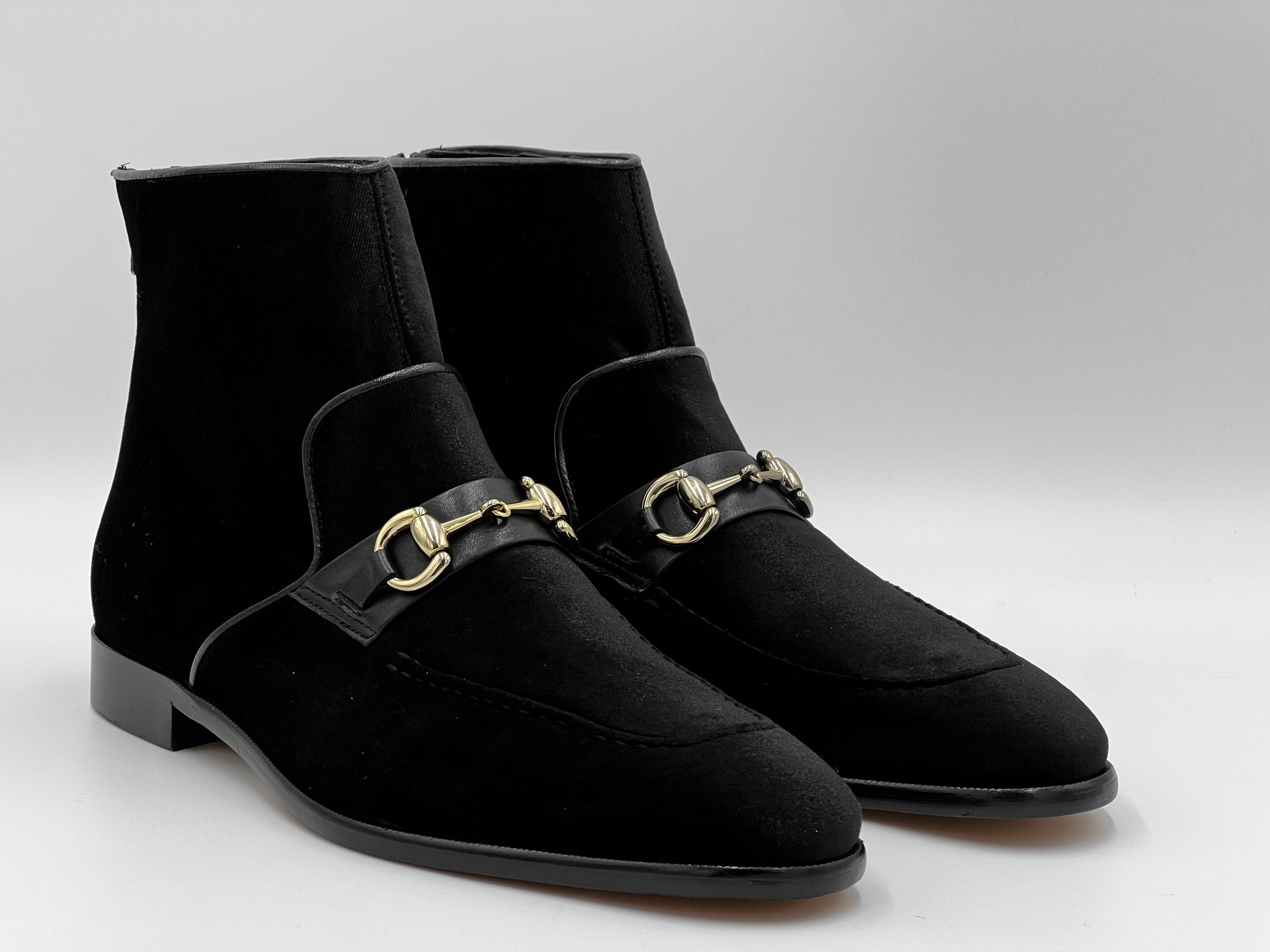 black dress shoes with gold buckle Amazon.com | Zzyyzzyy Men's Black Patent Leather Slip-On Tassel Loafers Business Dress Causal Party Wedding Shoes Prom Glitter Gold Buckle Shoes ( Black,6)