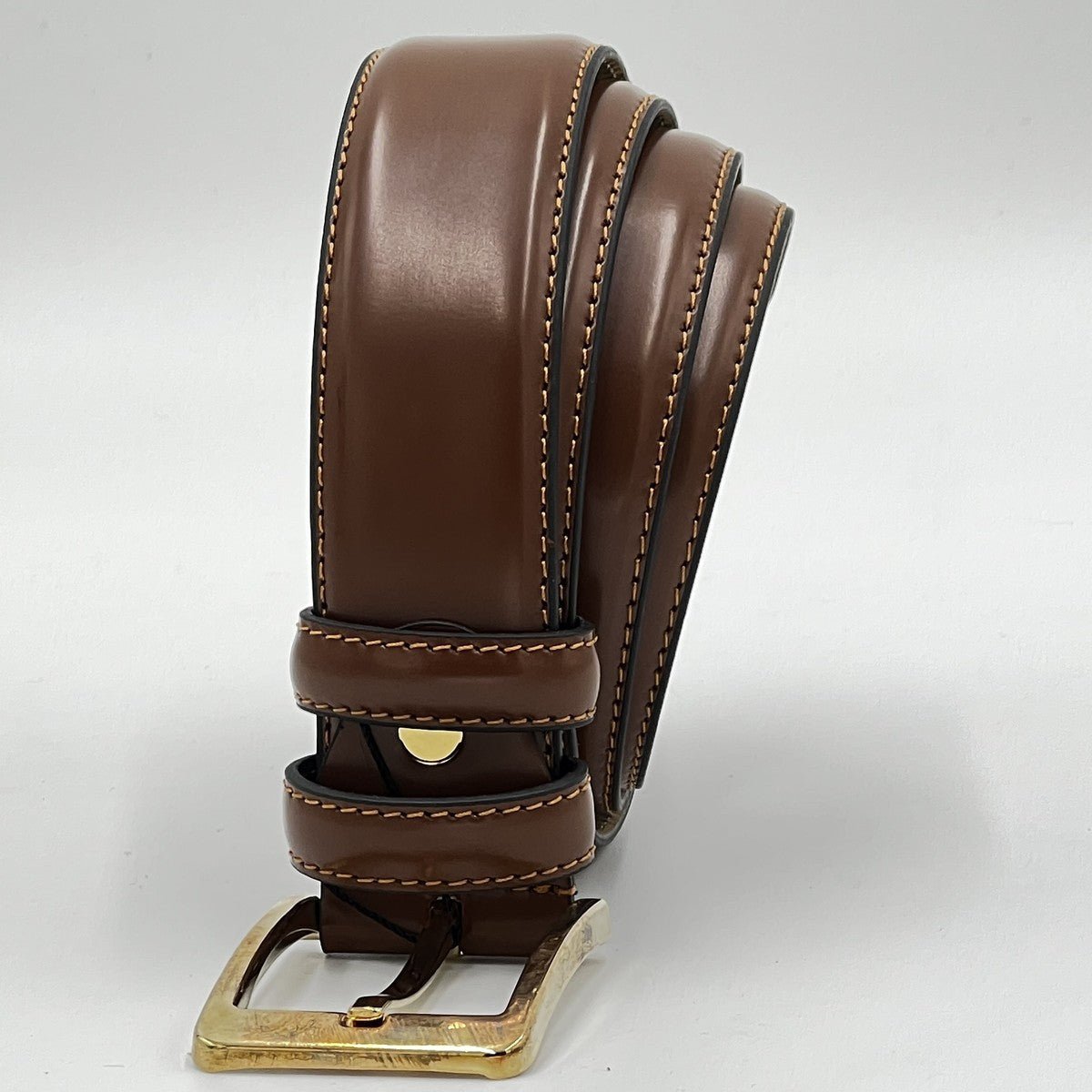 Burgundy Crocodile Pattern Belt - Alvarenzo shoes